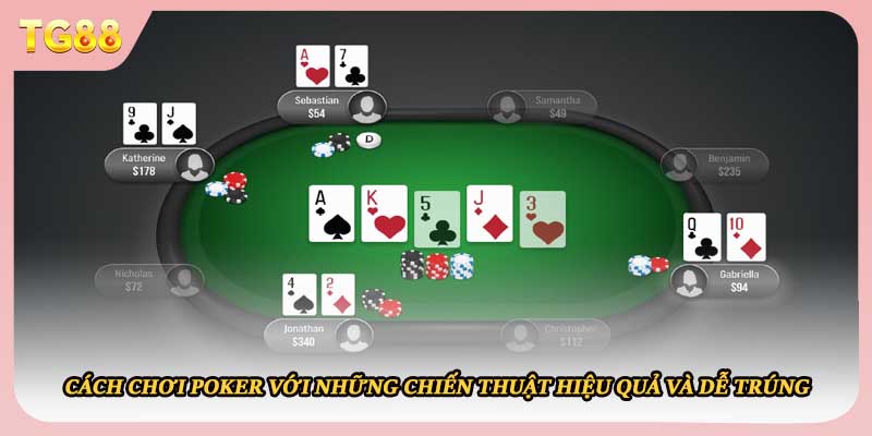 Cách chơi Poker với những chiến thuật hiệu quả và dễ trúng