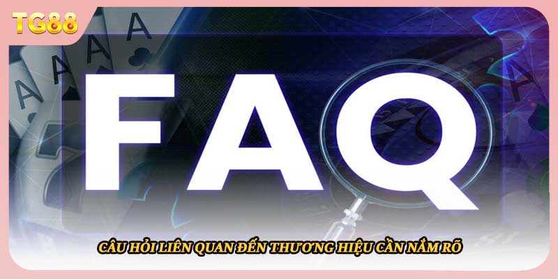 Câu hỏi liên quan đến thương hiệu cần nắm rõ